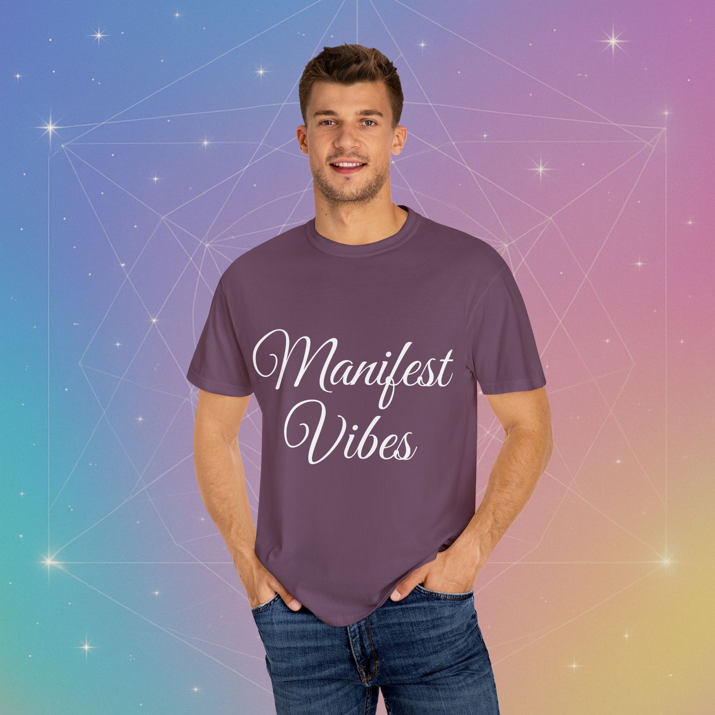 Manifest Vibes T-shirt, Positive Affirmation Shirt, Law of Attraction Tee, Inspirational Clothing, Motivational Graphic Tee