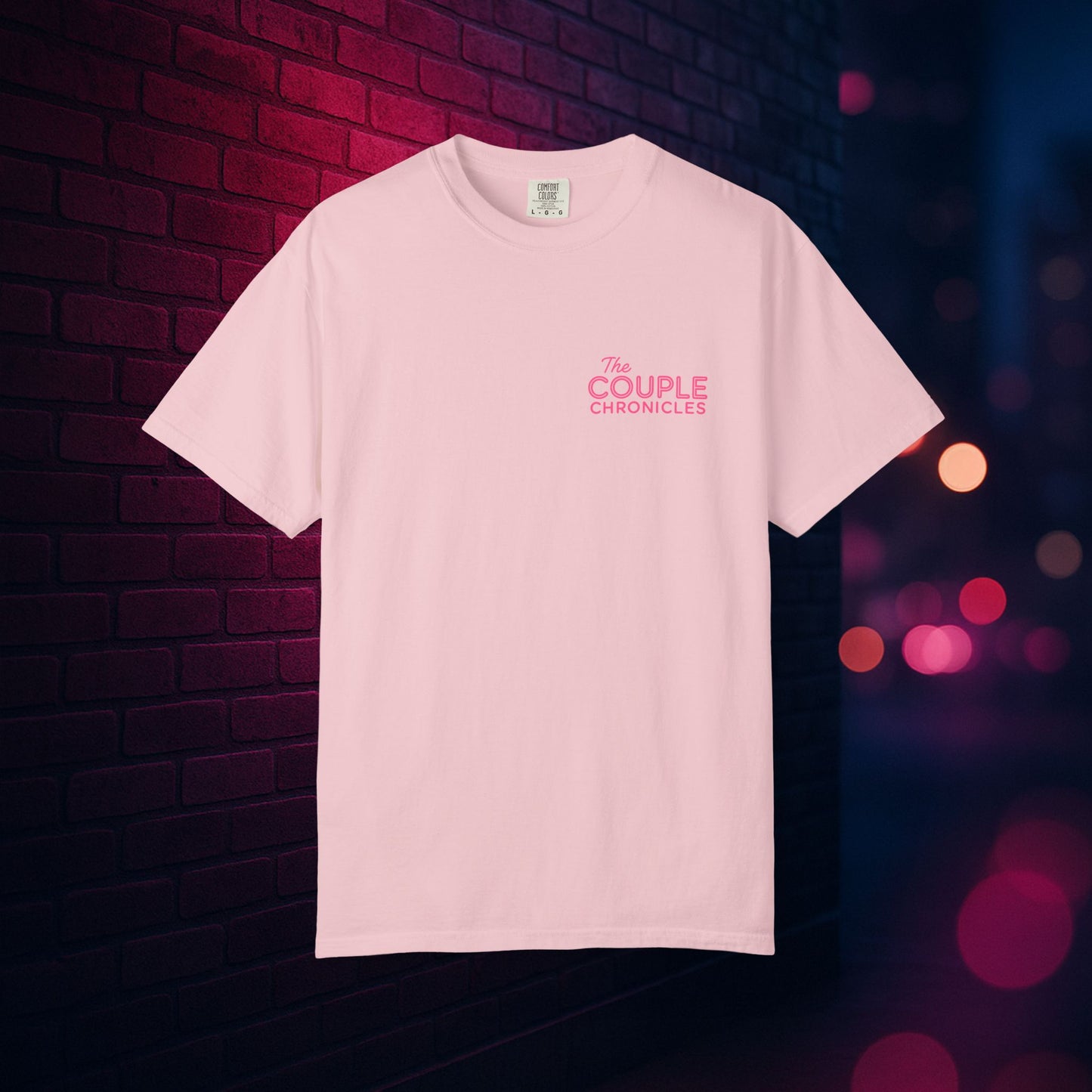 The Couple Chronicles Unisex T-shirt, Fun Graphic Tee, Personalized Shirt, Gift for Couples, Matching Tops