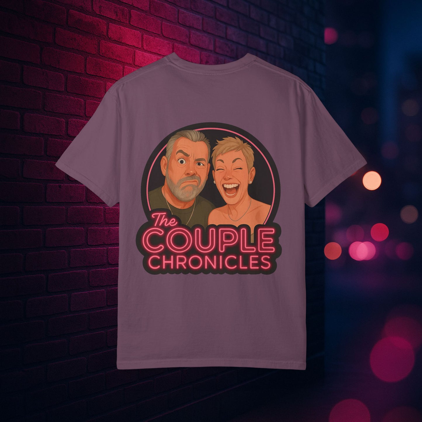 The Couple Chronicles Unisex T-shirt, Fun Graphic Tee, Personalized Shirt, Gift for Couples, Matching Tops