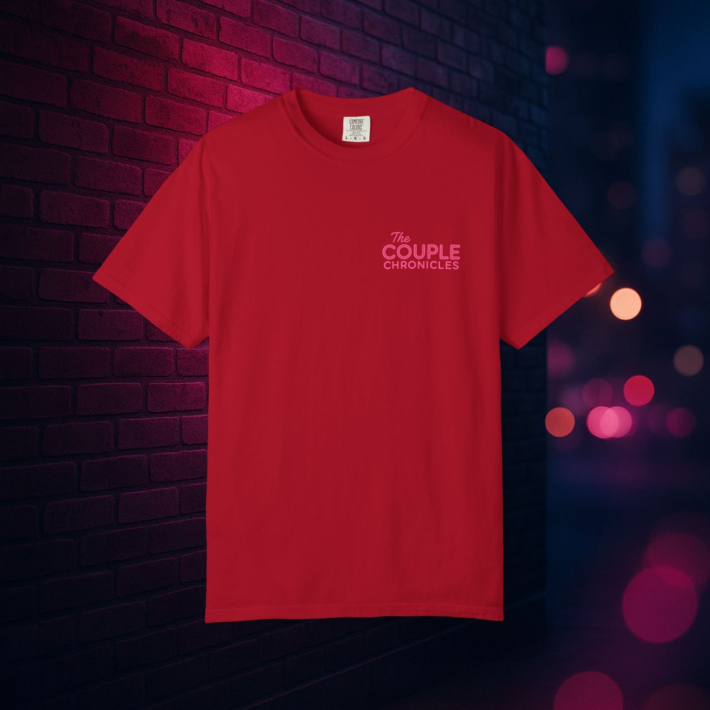 The Couple Chronicles Unisex T-shirt, Fun Graphic Tee, Personalized Shirt, Gift for Couples, Matching Tops