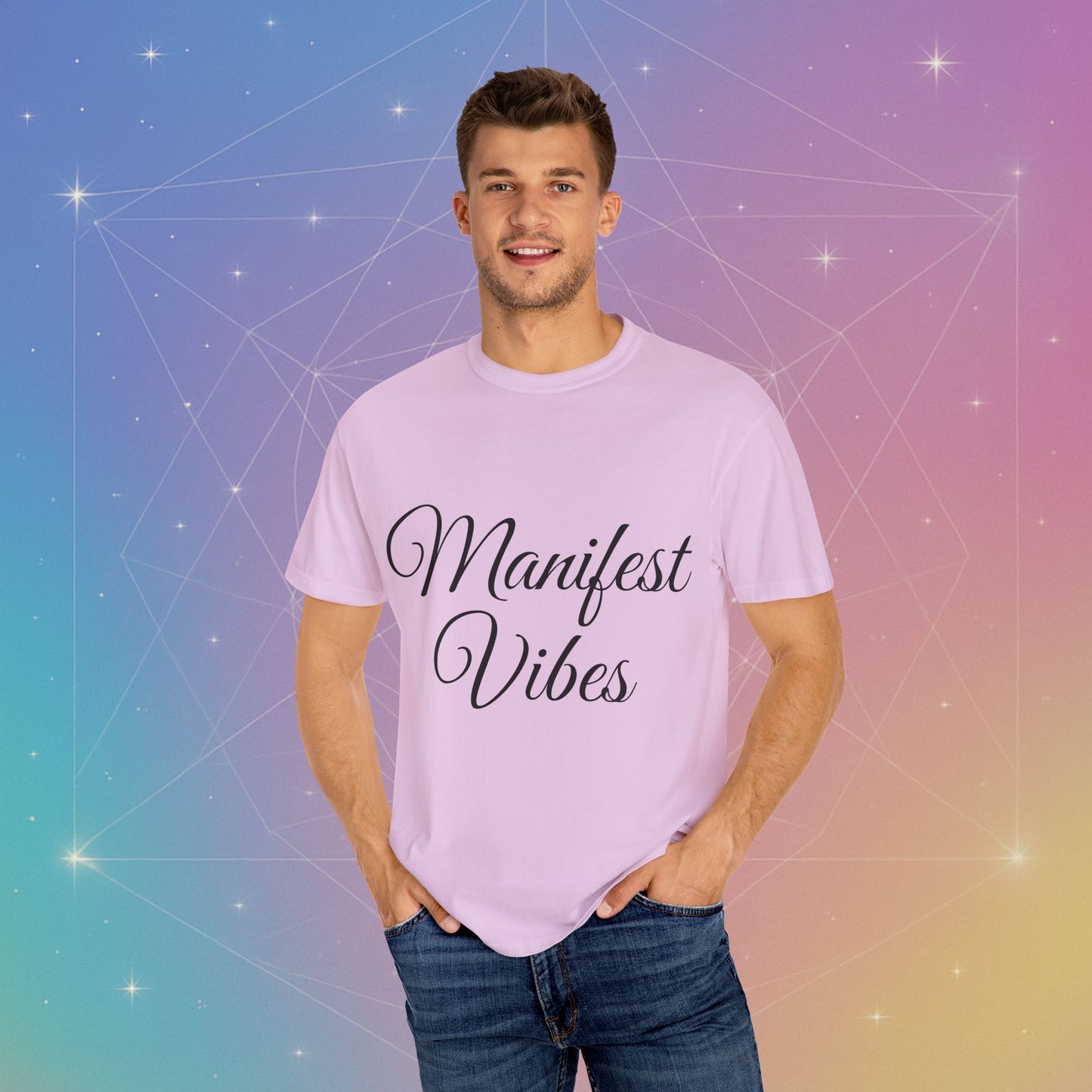 Manifest Vibes T-shirt, Positive Affirmation Shirt, Law of Attraction Tee, Inspirational Clothing, Motivational Graphic Tee