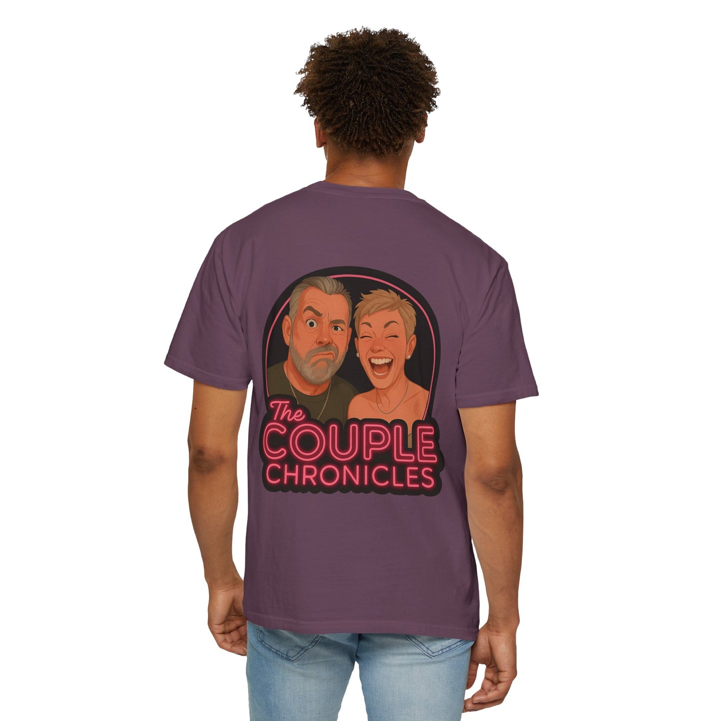 The Couple Chronicles Unisex T-shirt, Fun Graphic Tee, Personalized Shirt, Gift for Couples, Matching Tops
