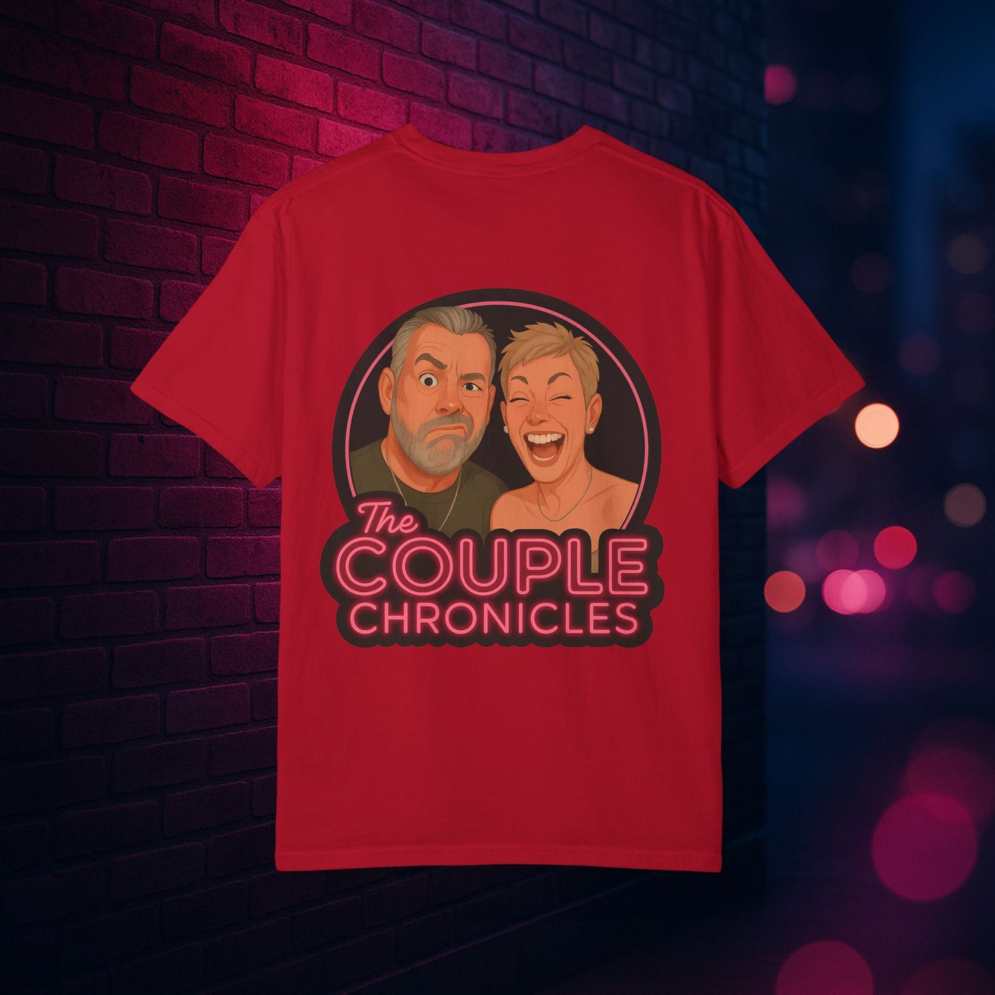 The Couple Chronicles Unisex T-shirt, Fun Graphic Tee, Personalized Shirt, Gift for Couples, Matching Tops