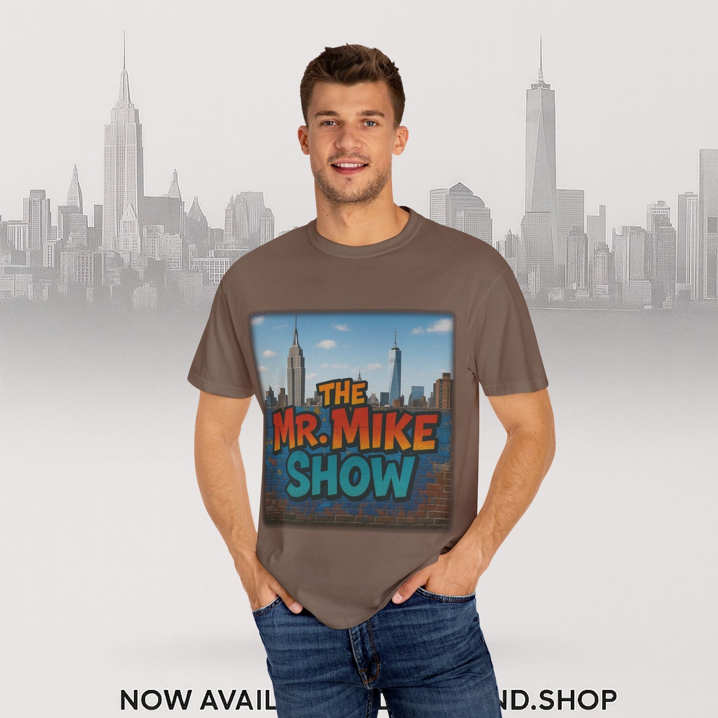 Mr. Mike Show T-Shirt, Unisex Garment-Dyed Tee for Fans, Gift for Comedy Lovers, Casual Wear, Fun and Vibrant Design