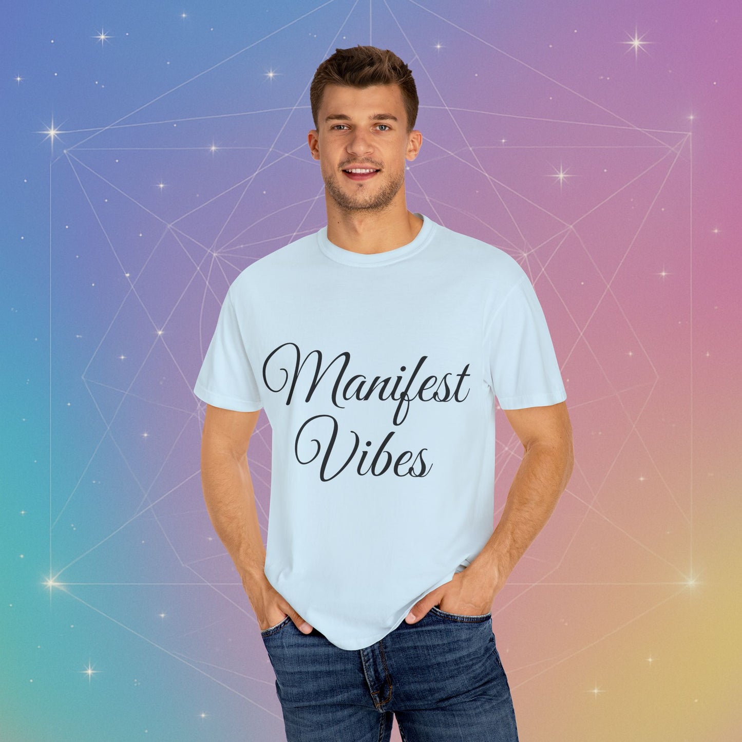 Manifest Vibes T-shirt, Positive Affirmation Shirt, Law of Attraction Tee, Inspirational Clothing, Motivational Graphic Tee