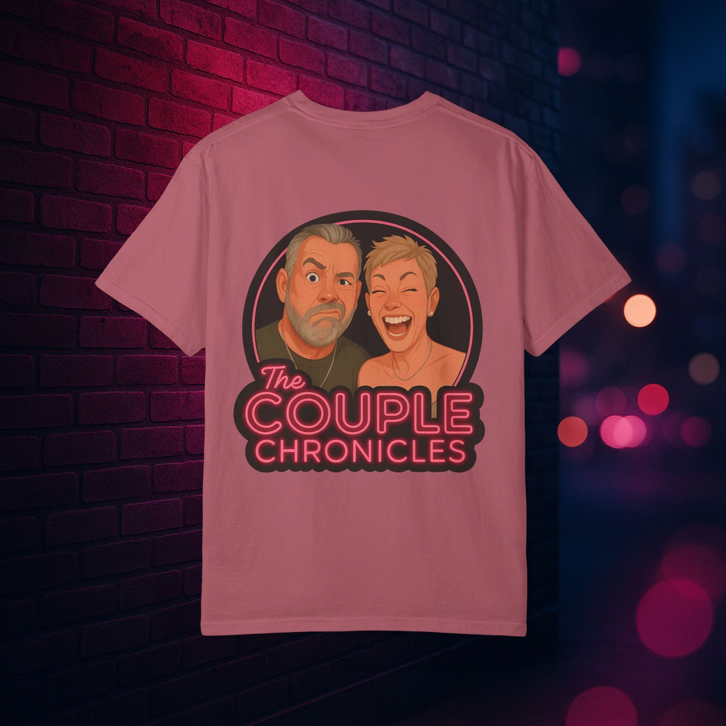 The Couple Chronicles Unisex T-shirt, Fun Graphic Tee, Personalized Shirt, Gift for Couples, Matching Tops