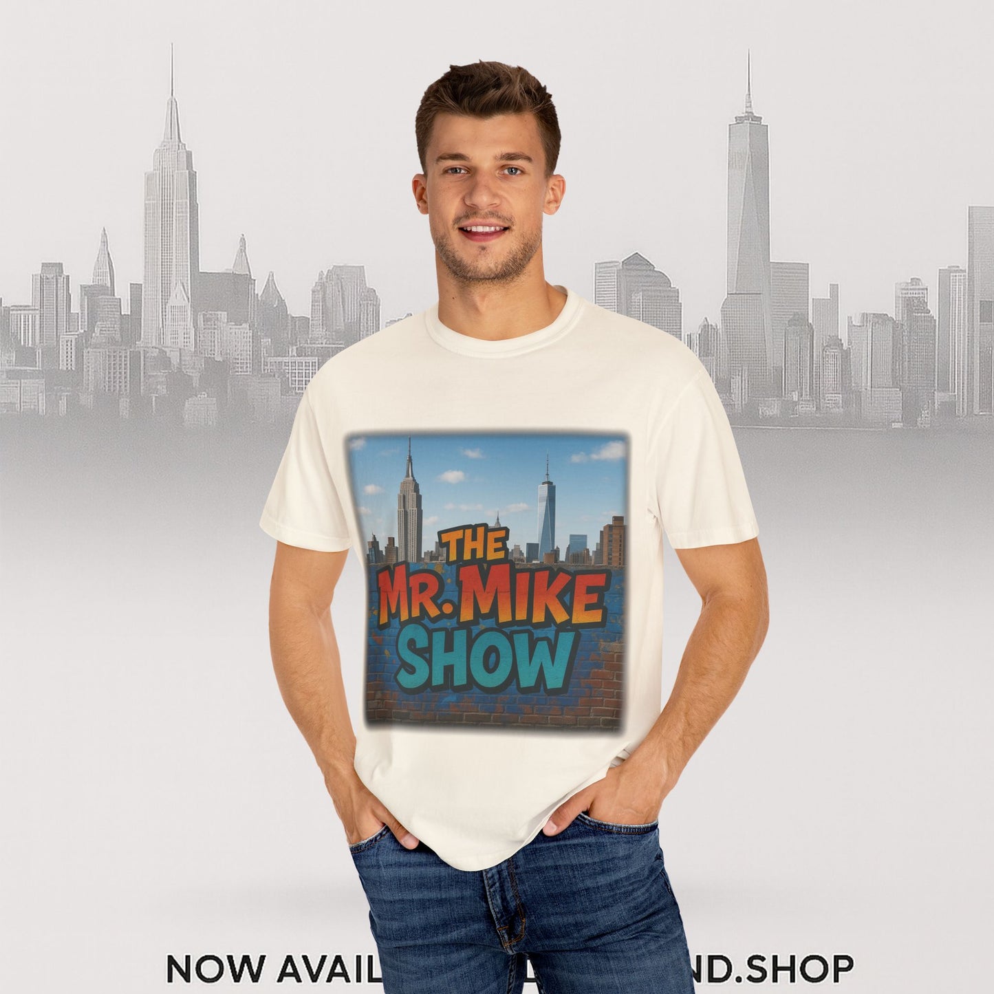 Mr. Mike Show T-Shirt, Unisex Garment-Dyed Tee for Fans, Gift for Comedy Lovers, Casual Wear, Fun and Vibrant Design