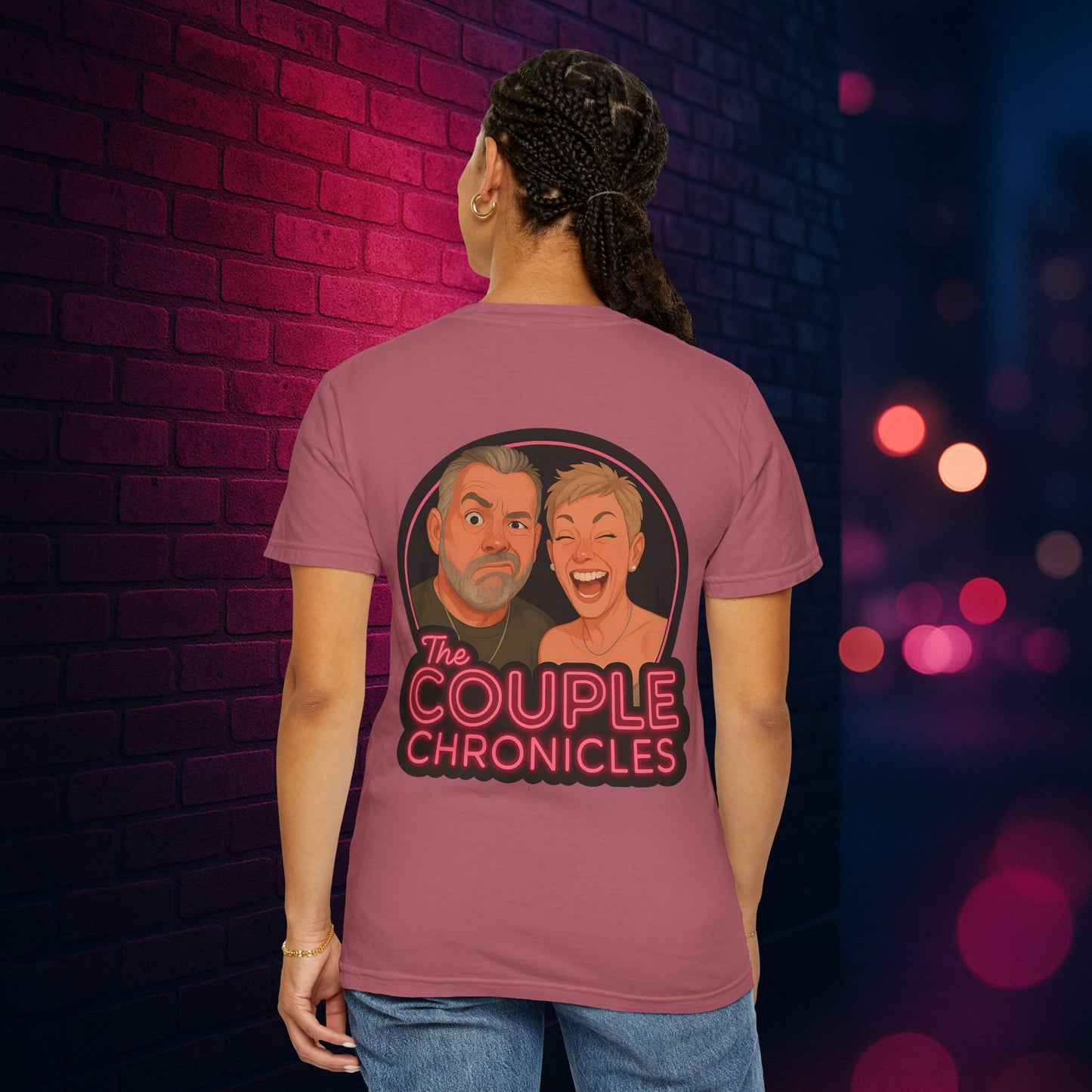 The Couple Chronicles Unisex T-shirt, Fun Graphic Tee, Personalized Shirt, Gift for Couples, Matching Tops