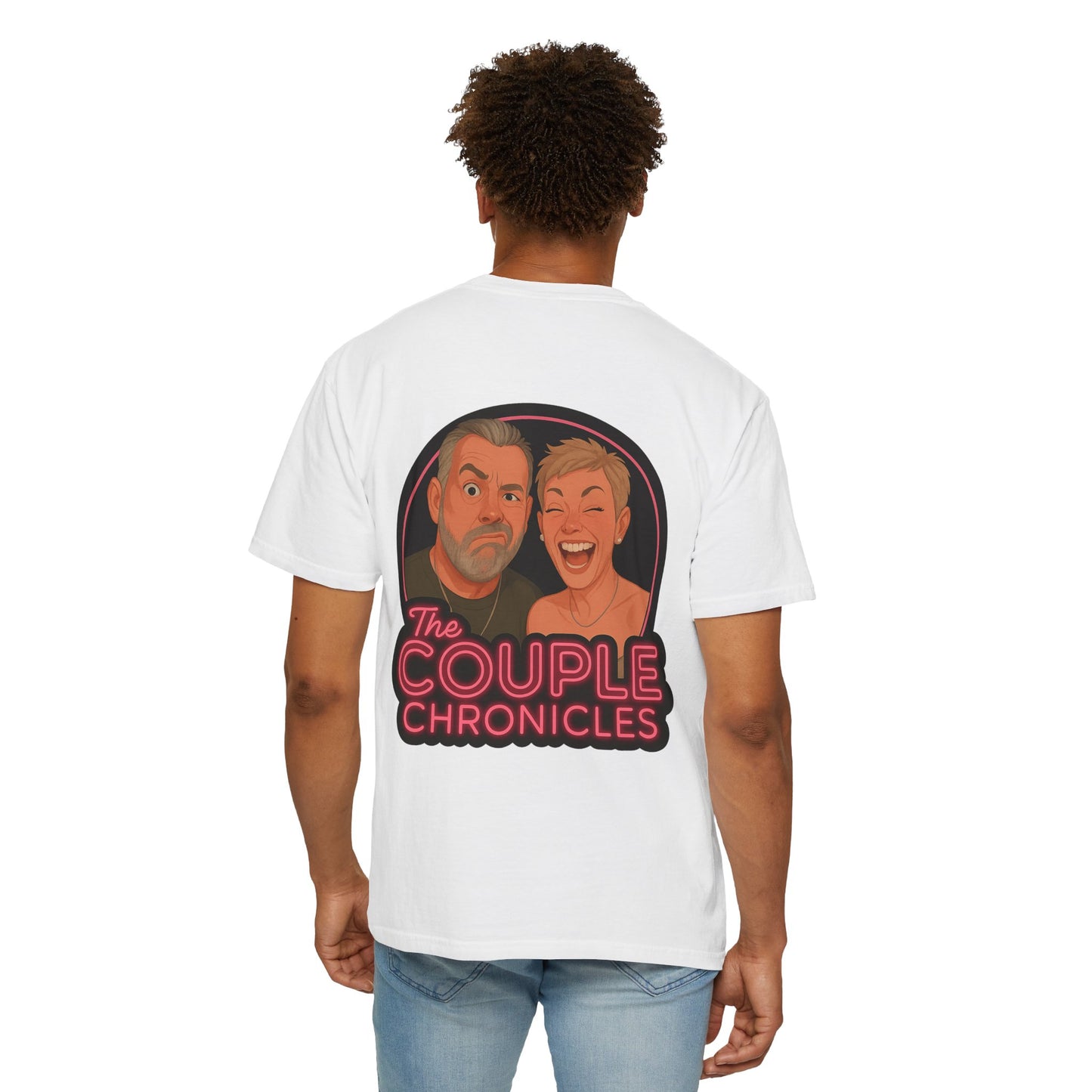 The Couple Chronicles Unisex T-shirt, Fun Graphic Tee, Personalized Shirt, Gift for Couples, Matching Tops