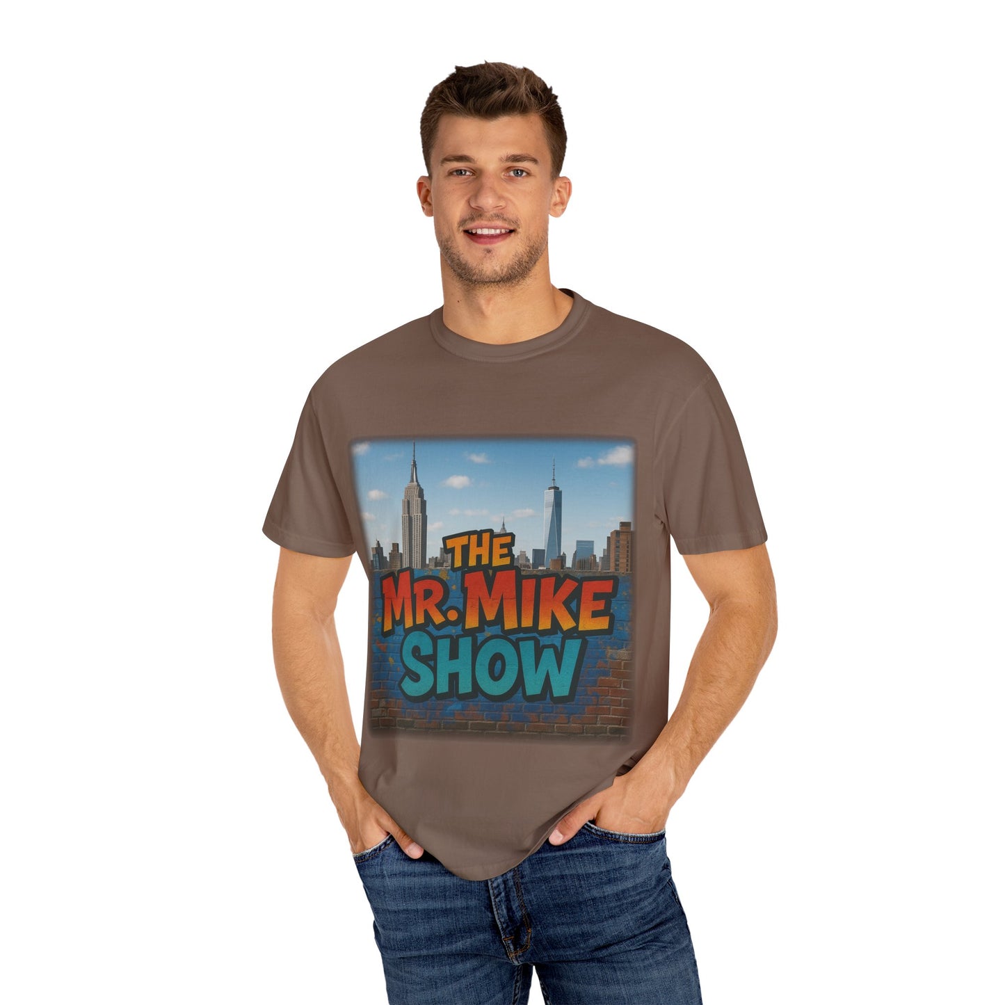 Mr. Mike Show T-Shirt, Unisex Garment-Dyed Tee for Fans, Gift for Comedy Lovers, Casual Wear, Fun and Vibrant Design