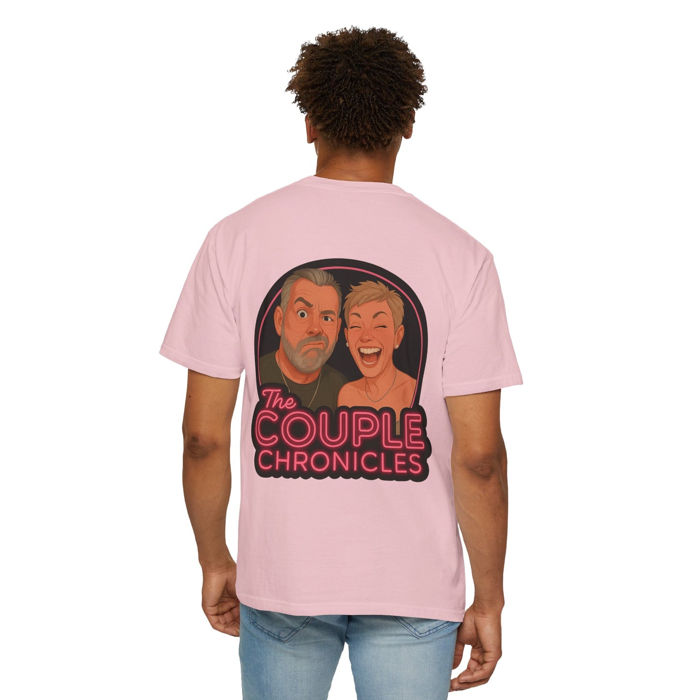 The Couple Chronicles Unisex T-shirt, Fun Graphic Tee, Personalized Shirt, Gift for Couples, Matching Tops