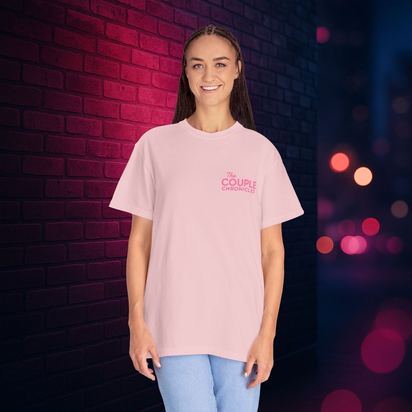 The Couple Chronicles Unisex T-shirt, Fun Graphic Tee, Personalized Shirt, Gift for Couples, Matching Tops