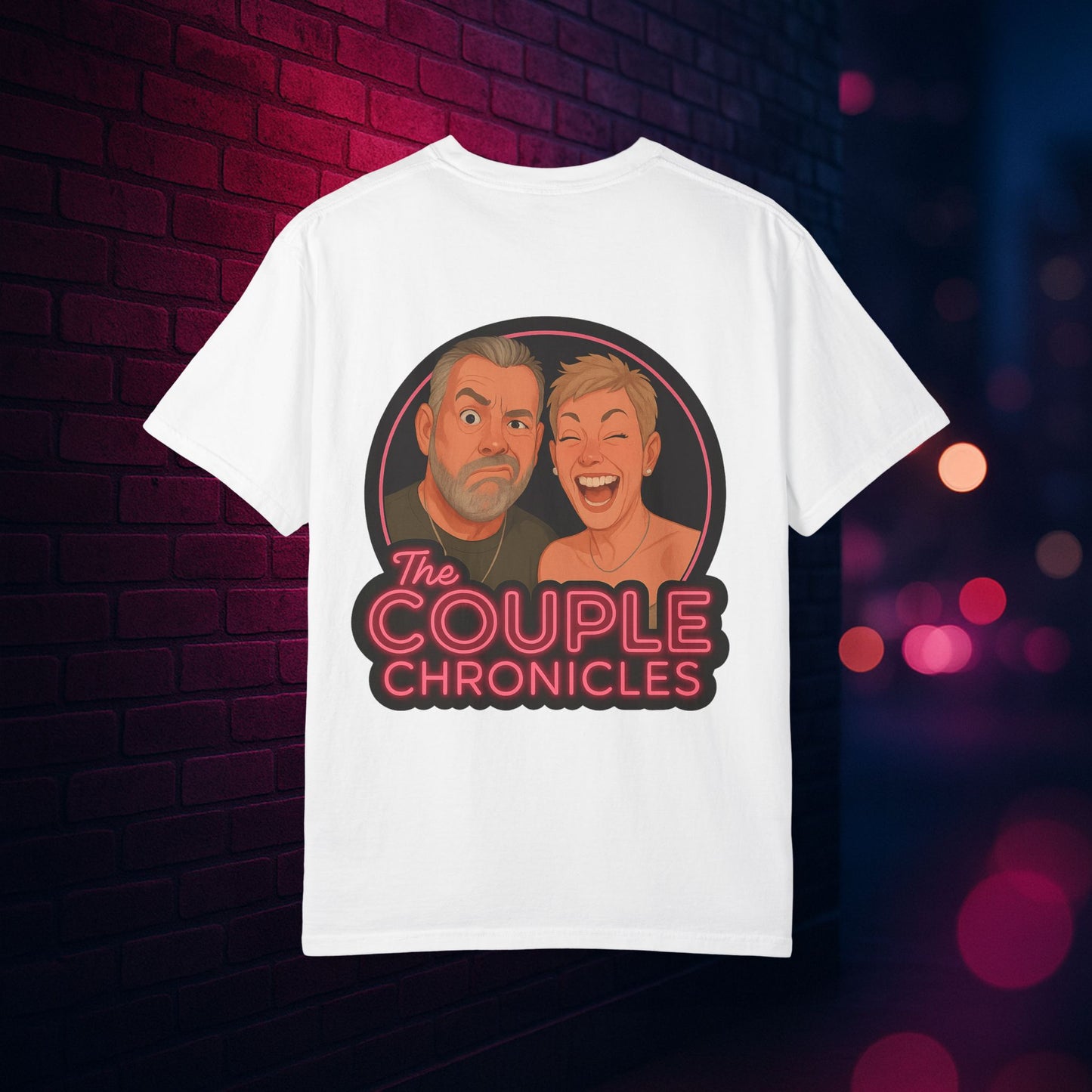 The Couple Chronicles Unisex T-shirt, Fun Graphic Tee, Personalized Shirt, Gift for Couples, Matching Tops