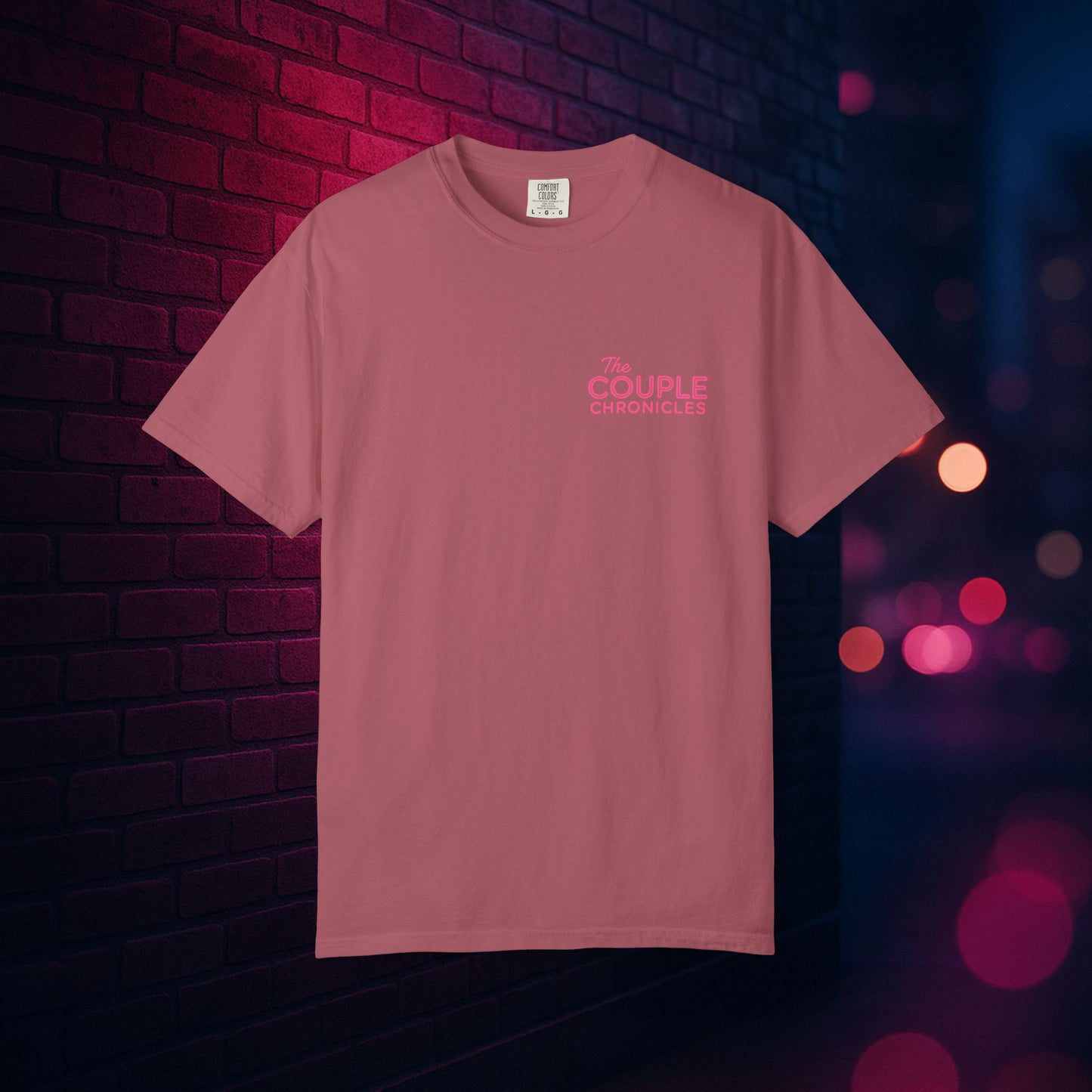 The Couple Chronicles Unisex T-shirt, Fun Graphic Tee, Personalized Shirt, Gift for Couples, Matching Tops