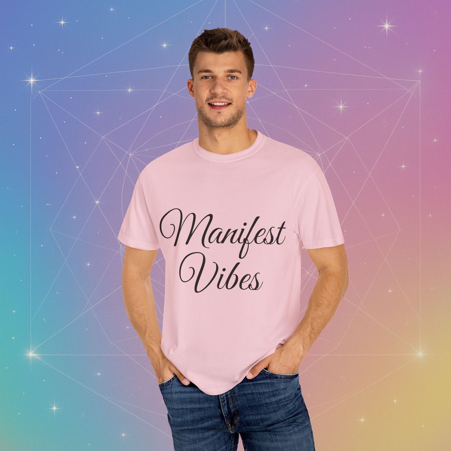 Manifest Vibes T-shirt, Positive Affirmation Shirt, Law of Attraction Tee, Inspirational Clothing, Motivational Graphic Tee