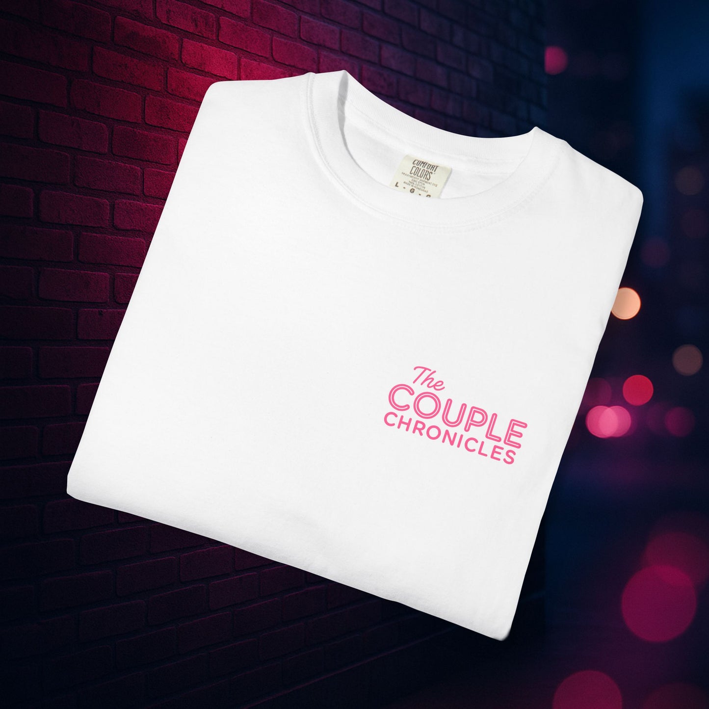 The Couple Chronicles Unisex T-shirt, Fun Graphic Tee, Personalized Shirt, Gift for Couples, Matching Tops